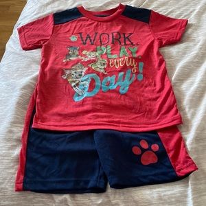 Nickelodeon Boys' Paw Patrol Shorts Set - 2 Piece T-Shirt and Shorts